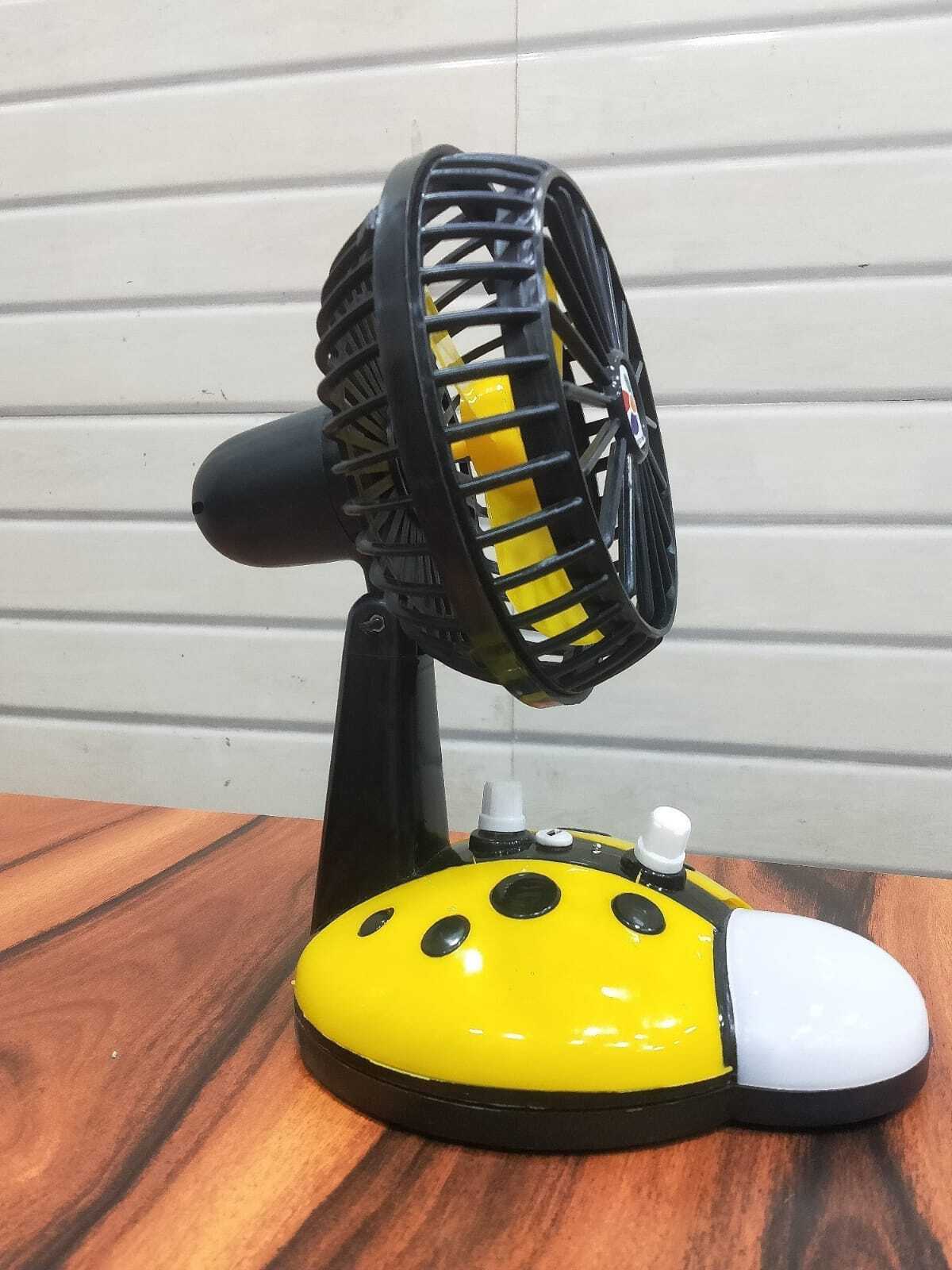 Led light table fan