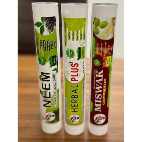 Oral Care Plastic Packaging Tube