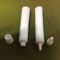 Nail Heena Plastic Tube - Polyethylene Material, Round Shape, White Color, Screw Cap | Lightweight, Durable, Customizable, Eco-friendly