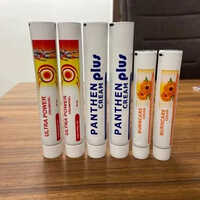Pharmaceutical Packaging Laminated Tube - Plastic, 13-50 Mm Size, White Color, Round Shape, Screw Cap, Cream Packing Usage