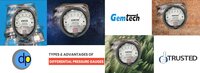 Gemtech Differential pressure Gauges by Hapur Uttar Pradesh