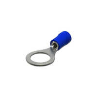 Ring Type Copper Terminals - Copper Material, Various Sizes Available, Insulated & Non-insulated Types | Ideal For Electric Fitting Applications