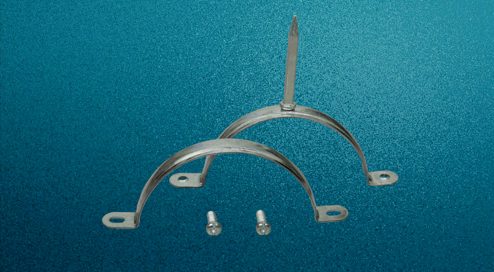 Gi Nail Clamp - Shape: Half Round