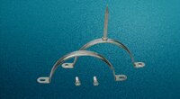 Gi Nail Clamp - Shape: Half Round