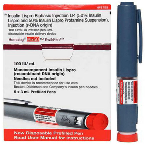 HUMALOG INSULIN MIX 50 KWIKPEN 100IU/ML