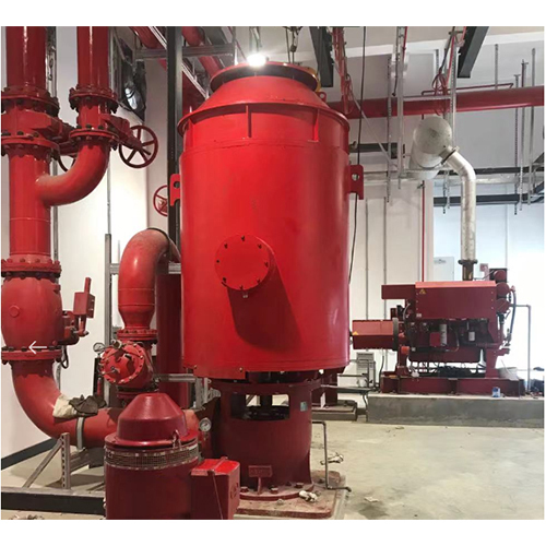 Vertical high voltage hollow shaft motor