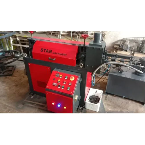 Short Length Wire Straightening And Cutting Machine - Color: Red