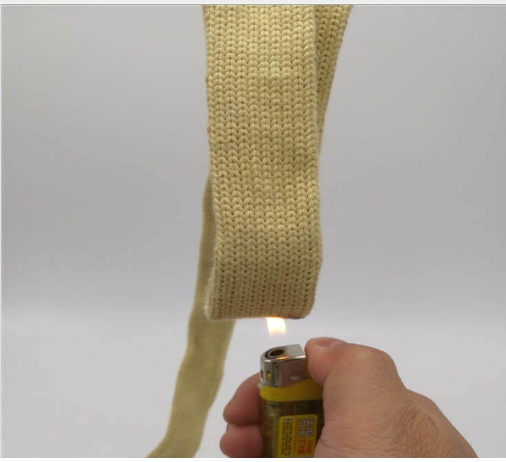 High Temperature Resistant Shear Resistant Aramid fiber  tape strip  Kevlar fiber tape rope