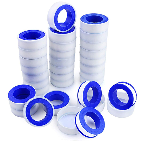 PTFE Tape - Premium Quality PTFE Material, Single-Sided Adhesive, White Color | Ideal for Pressurized Water Systems, Central Heating, Air Compression Applications