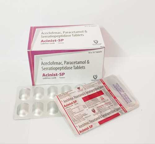 ACECLOFENAC PARACETAMOL SERRATIOPEPTIDASE TABLET