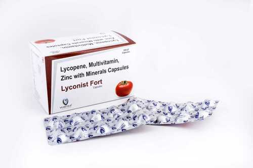 T Lycopene Antioxident Multivitamin Multimineral Capsules