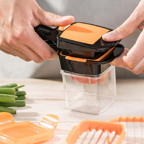 5 In 1 Nicer Dicer used for cutting and shredding of various types of food stuff in all kitchen purposes (2069)