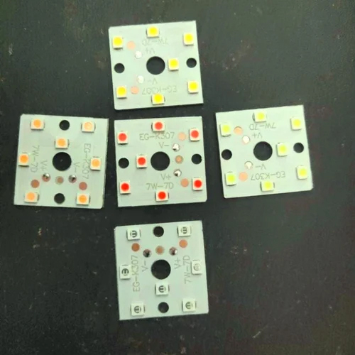 Coloured LED Bulb Raw Materials - Ceramic, B22 Base, 6W Wattage, Warm White Light | Energy Efficient, Durable, Easy Installation