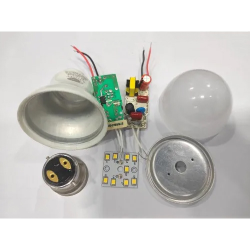 9 Watt Led Bulb Raw Material With Hpf Driver Application: Making Machine