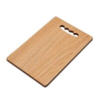 Wooden Chopping Board 26x17 Chopping Vegetable And Fruits For Home & Kitchen Use (7124) - Wooden Material, 26x17 Cm Size, Brown Color | Ideal For Food Prep And Cooking
