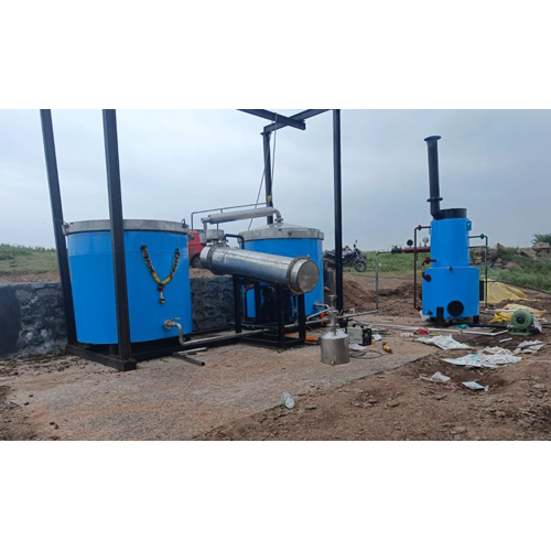 Semi-Automatic Stainless Steel Oil Distillation Plant