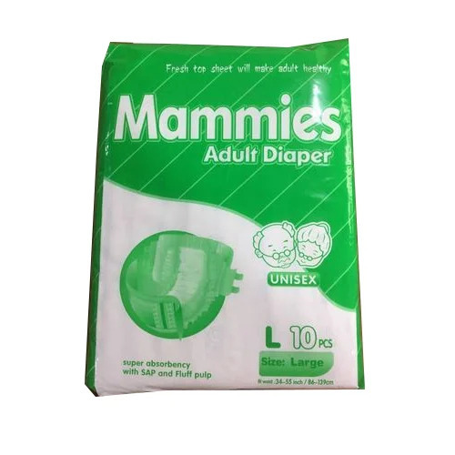 Mammies Easy Unisex Adult Pull ups (Pack of 10) (L/XL) 