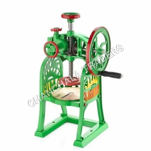 Green Manual Ice Gola Making Machine Manual Ice Crusher Machine at Best