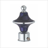 Blue Iron Crystal Bracket Curtain