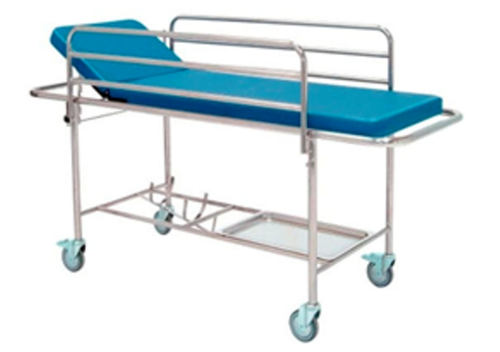 Stretcher Trolley Deluxe Coplete SS