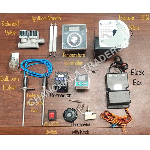 Gray & Black Spare Part For Electric And Gas Oven at Best Price in