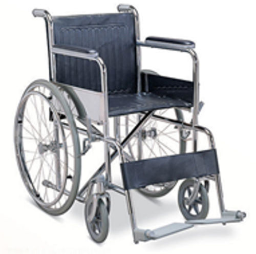 WHEEL CHAIR FOLDING DELUXE