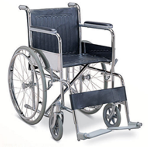 WHEEL CHAIR FOLDING DELUXE