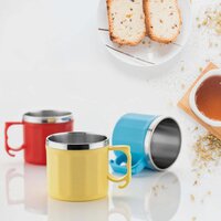 Plastic Steel Cups Premium Cup For Coffee Tea Cocoa(5308)