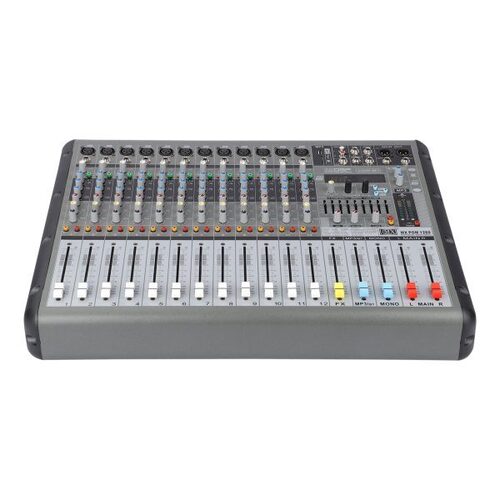 MX 12 Channel Professional Powered Mixer Live Audio Sound Mixer