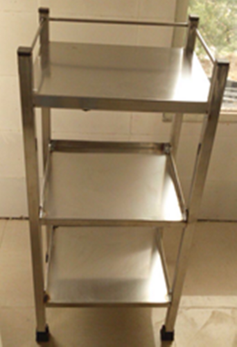 Bed Side Locker 3 Top complete SS