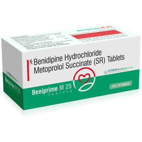 Benidipine 4 Mg And Metoprolol Succinate 25 Mg General Medicines