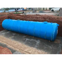 Frp Septic Tank - Frp Material, More Than 5000l Capacity, Customized Shape, Blue Color | First Class Industrial Use, Manual Operation