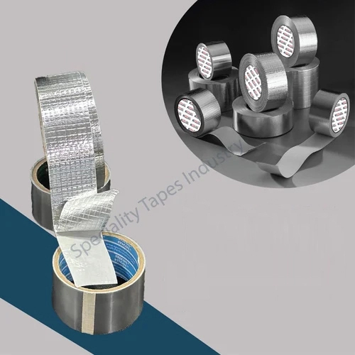 Glass Cloth Tape - Maximum Width 1020 mm, Silver Color, Single Sided Adhesive with Solvent Adhesive