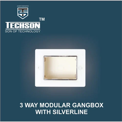 3 Way Modular Gangbox with Silverline