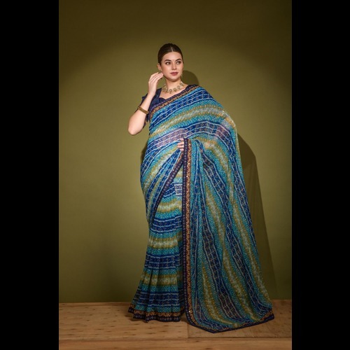 soft chiffon saree