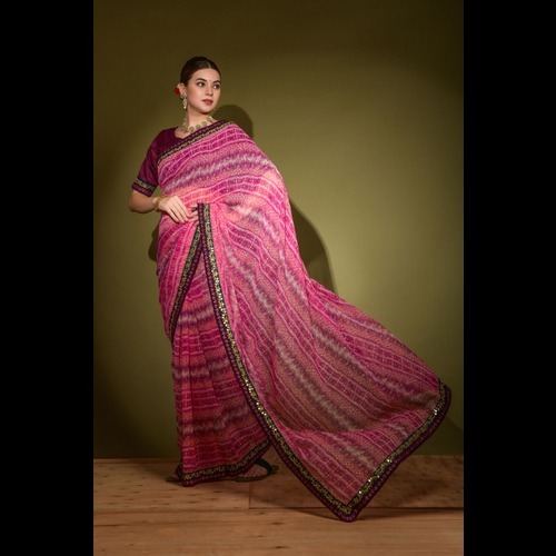 soft chiffon saree