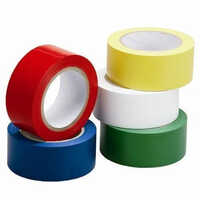 PVC Marking Tapes - Adhesive Rubber, Width 5-1240mm, Available in Red, Blue, Green, Yellow, White | Solvent Adhesive, Single Sided Roll