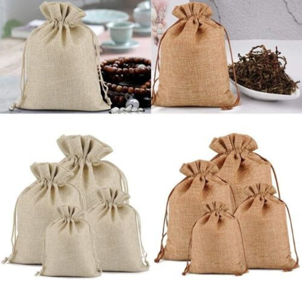 Jute Drawstring Pouch