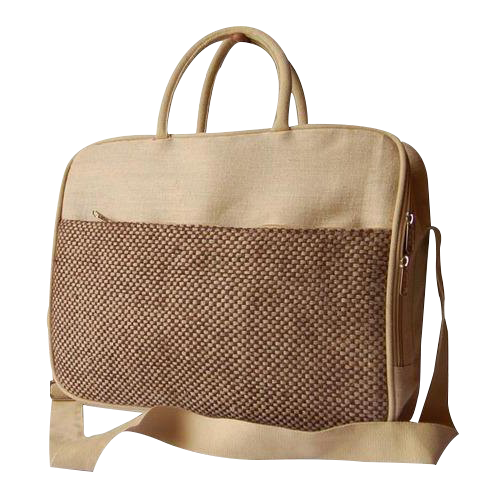 Office Laptop Jute Bag - Color: Black Grey Or As Per Options
