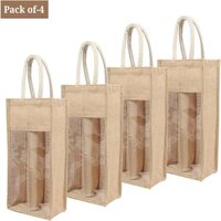 Bottle Jute Bag - Color: Natural