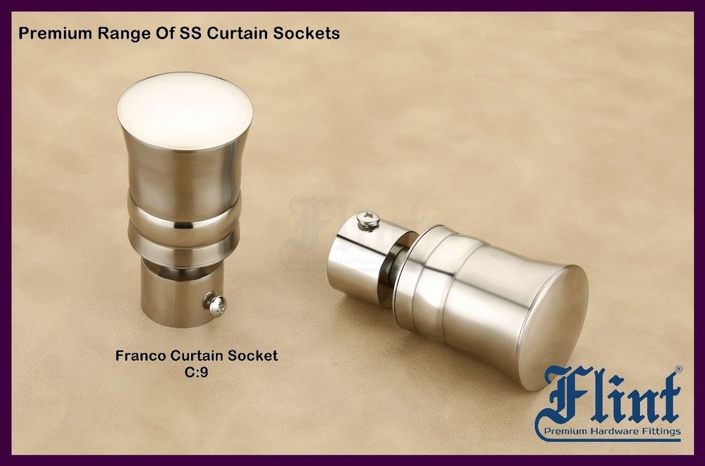 Silver Premium Curtain Bracket