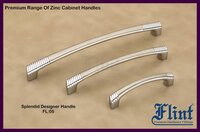 Zinc Alloy Cabinet Handle - Different Sizes | Polished Silver Finish, Ideal For Door And Wardrobe Fittings