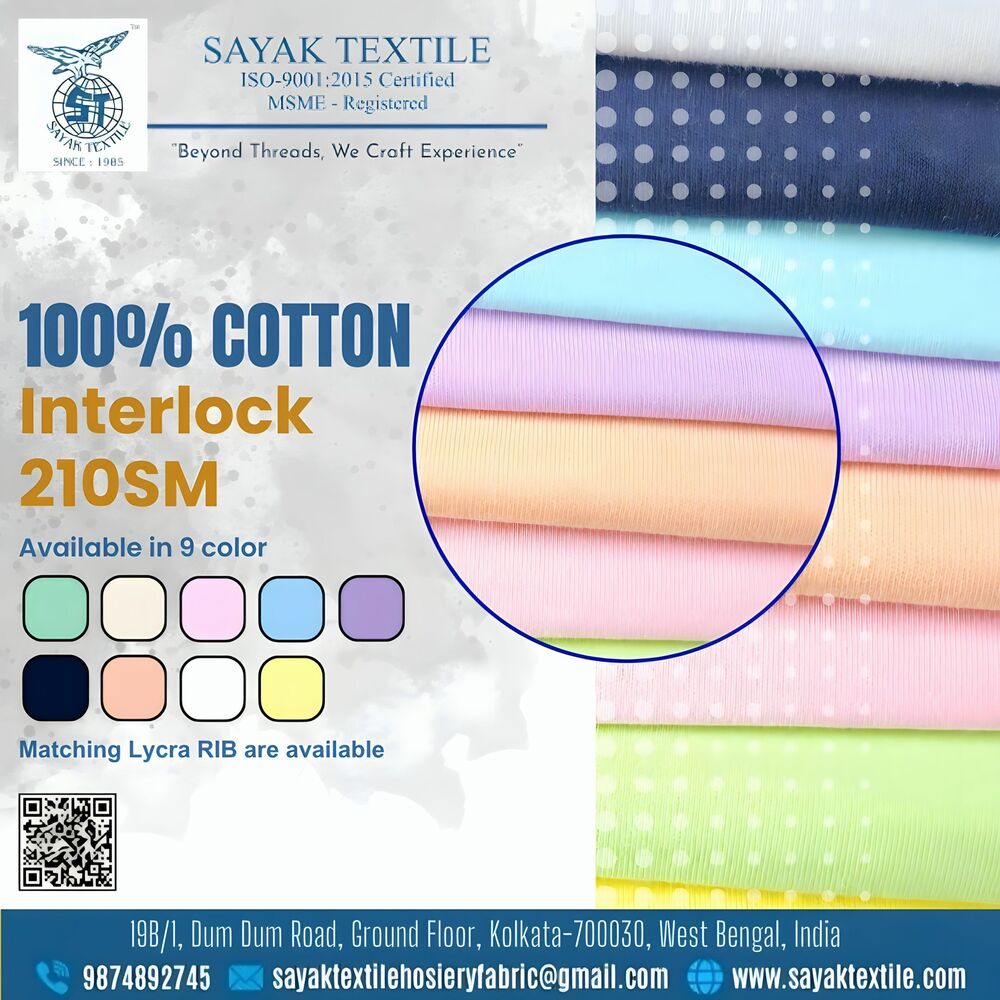 Cotton Interlock Fabric