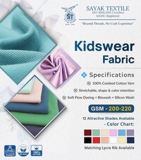 Cotton Interlock Fabric - 100% Cotton, 42 Inches Width, 25 Yarn Count, 180 Gsm Density | Plain Style For Versatile Applications