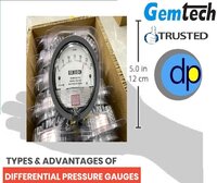 Gemtech Differential pressure Gauges Range 0 to 50 inch