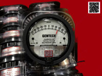 Series G2300-12MM GEMTECH Differential Pressure Gauge Range 6-0-6 MM