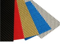 1mm 2mm 3mm  White carbon fiber sheets size can be customized