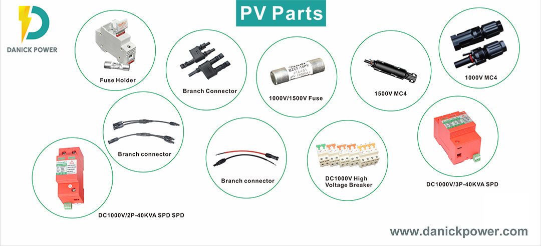 PV array junction box/combiner box 8 in 1 out for on/off grid solar power system