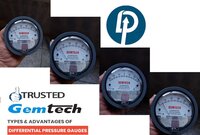 GEMTECH Differential pressure Gauges Range 0 -100 Pascal