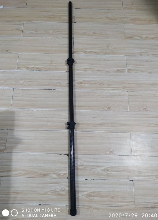1.5 meter 59 inch length carbon fiber telescopic poles for solar panel cleaning pole  car washing rod